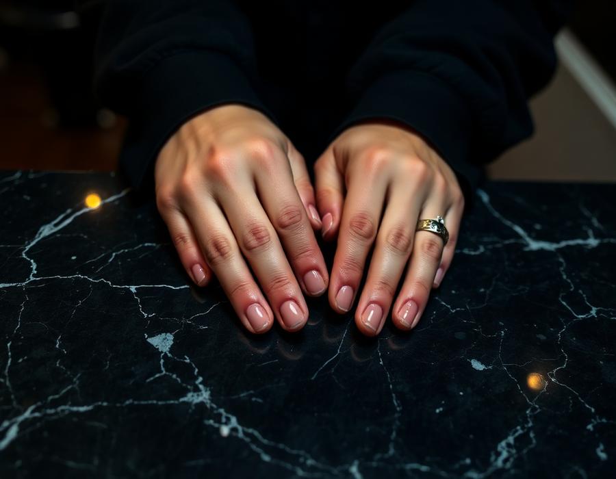 Manicure — antes
